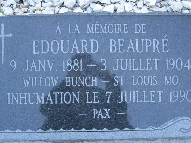 Edouard Beaupré memorial plaque